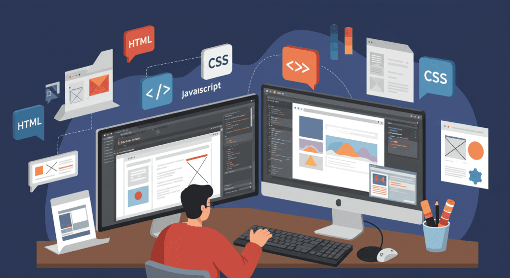 rails frontend with html, CSS, and JavaScript